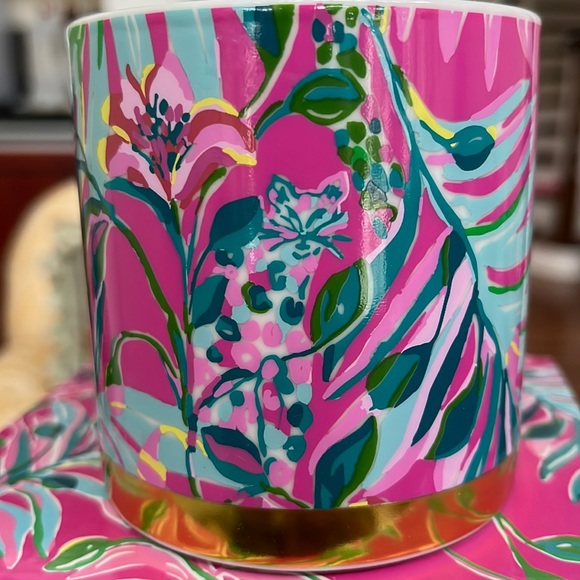 Lilly Pulitzer "I'm Feline Fine" Mug - New - Picture 2 of 10